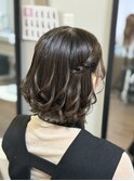 名古屋★栄/お呼ばれショートボブアレンジ◎ヘアセット