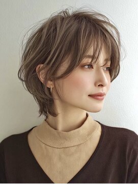 ハーツ(Heart's) 白髪ぼかし脱白髪染め似合わせショートボブ40代50代60代♪