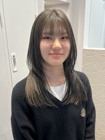 シュク 高円寺(SYUK)&nbsp;顔周りレイヤー/フェイスレイヤー/ハッシュ/グレージュ【kanna】