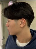 メンズセンターパートニュアンスパーマフェザーパーマ