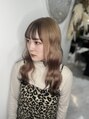 イル(iL.)&nbsp;インナーカラーダークブラウンとハイトーンベージュ