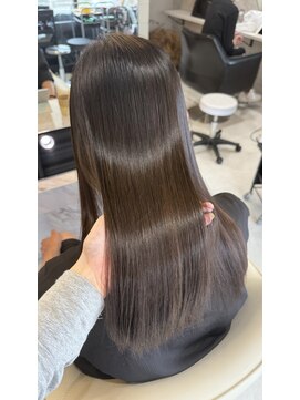 髪屋 紬 髪質改善ストレート