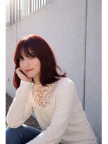 ロゼッタ 仙台小松島店(Rosetta)&nbsp;艶感ボルドーレッドボブ