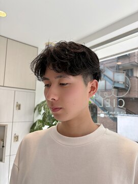 シエル バイ ケンジ 登戸 生田(CIEL by KENJE) 波巻きツイストスパイラル/リバースセンターパート/生田