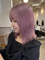 ラック 津田沼(LUCK)&nbsp;ピンクラベンダーブリーチインナーカラーケアブリーチ