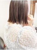 髪質改善切りっぱなしボブ