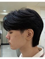 ニコ トウキョウ ヨコハマ(nico)&nbsp;メンズセンターパートウルフセンターパートニュアンスパーマ襟足