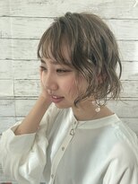 スパーク ヘアアンドフェイス(Spark HAIR&FACE) ミルキーグレージュ×ハイライト！Spark [柳澤　陽光]