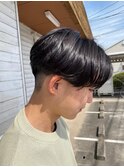 ナチュラルセンターパートパーマ