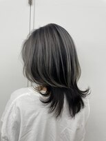 エイト 恵比寿店(EIGHT ebisu)&nbsp;ホワイトグレーインナーイエローウルフカット