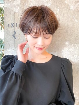 ロビー 表参道(ROBBY) 前髪あり大人マッシュショート/ショートボブ/30代40代50代