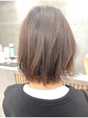 【ワンランク上のボブ】切りっぱなし外ハネボブ