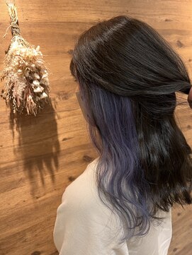ジールサロン 阿見店(ZEAL SALON) インナーカラーラベンダー