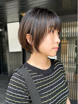 クルー(Creww KYOTO) まとまる大人のショートボブ