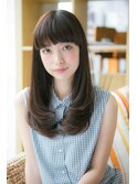 インナーグレージュ/マチルダボブ/前髪/ピンクベージュ/赤羽