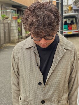 スウェル 船橋店(Swell) ハイライト/マッシュパーマ/ウルフ/アッシュブラック