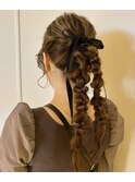 ツインポニー/ヘアアレンジ