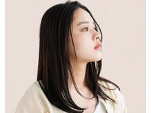 ロングヘアでも顔まわりカットで長さを変えずに韓国ヘアに[新宿駅/韓国/顔周り/前髪カット/ブリーチなし]