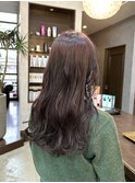 ピンクブラウン/暗めカラー/暖色カラー/20代30代40代