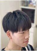 ナチュラルマッシュ×ツーブロ×ショート