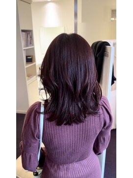 ラ ミューズ ヘアー(La mju：z hair) 深みのあるワインレッド(a)