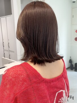 コレクティブワーク 表参道 渋谷(COLLECTIVE WORK) 髪質改善 髪質改善カラー レイヤー ミディアム オージュア ツヤ