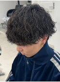 波巻きパーマツイストスパイラルパーママッシュメンズ名駅