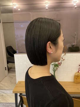 グッデイ ヘアー(GOOD DAY HAIR) 切りっぱなしボブ エアリーロング 美髪 ピンクブラウン