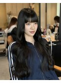 ブリーチなしネイビーブルーカラー♪