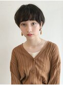マッシュレイヤーカット オリーブベージュ デザインカラー