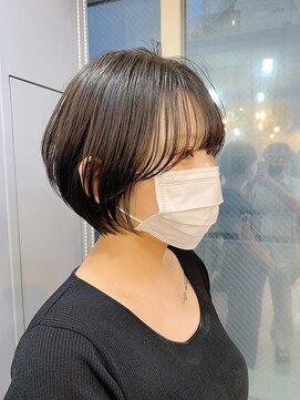 トッカ ヘアアンドトリートメント 難波店 小顔似合わせカット愛されクールショート20代/30代40代50代/難波