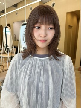 スニュウ(snuw) 似合わせカットボブ小顔カットグレージュミルクティ