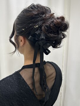 サクララ(Sakura la) アップヘア/参列ヘア/お呼ばれヘア/鎌倉/ヘアセット/リボン