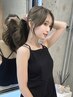 【期間限定】前髪・顔周りカット＋ケアカラー＋トリートメント