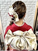 振袖×ヘアアレンジ