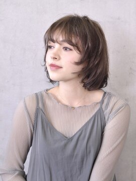 コイ(coii) マロンベージュ抜け感ボブ