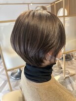 エムコレクション 丸亀店 オリーブカラー/丸みショート/ショートカット