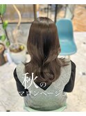 メルティカラーフェミニンロング似合わせカットハイトーン韓国