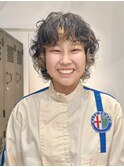 マッシュウルフパーマ/ウルフパーマ/外国人風パーマ