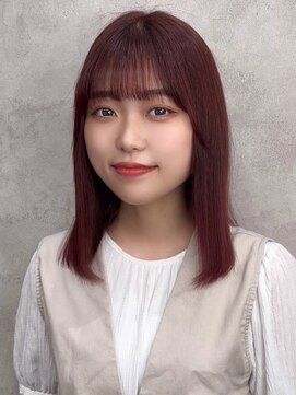 ルノン フィージュ(LUNON fieju) イメチェンヘアスタイルホワイトブロンド外ハネボブ美髪のススメ