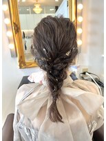 コワファースト  させぼ五番街店(COIFF1RST)&nbsp;結婚式☆編みおろしアレンジ