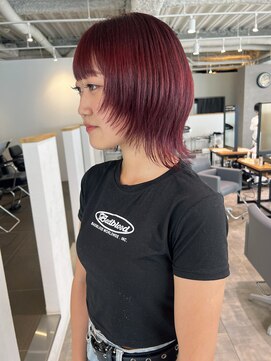 カフ(CAF) CAF松本/ボルドーカラー/ウルフレイヤー