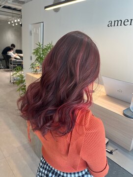 カエラ バイ アメリ(kaela by ameri) 【kaela satomi】デザインカラー×ピンクカラー