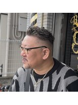 ゴートファミリー 川口(G.O.A.T FAMILY)&nbsp;スキンフェード×ツイストスパイラルパーマ×メッシュ