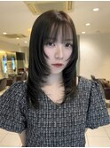 フェイスレイヤー×オリーブカラー♪
