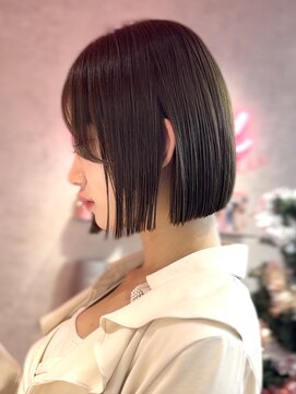 ロンドヴァリー 渋谷店(Lond vallee) 【山崎限定】地毛風ストレートと抜け感カラーの大人ボブ