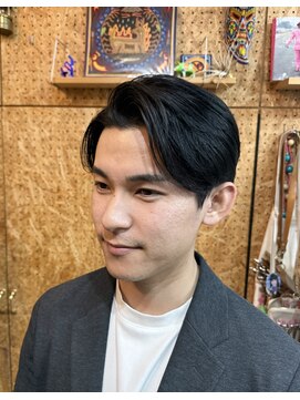 ノラ カマクラ(NORA kamakura) メンズ刈り上げサイドパート/ニュアンスパーマ