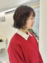 ゼンコー 表参道(ZENKO)&nbsp;レイヤーボブゆるふわパーマボブパーマコールドパーマショート