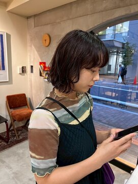 シム 千葉(sim) 千葉駅/着物ヘア/大人ガーリー/ダークアッシュ/似合わせカット