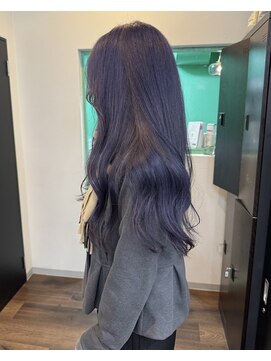 スリット(slit) 透け感ブルーラベンダー